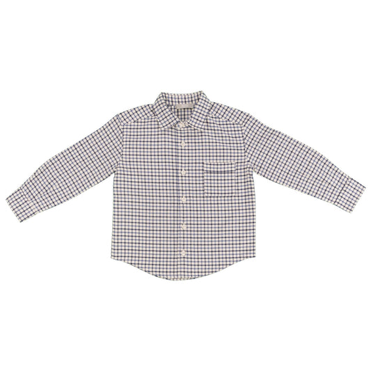 French Collar Shirt - Avio