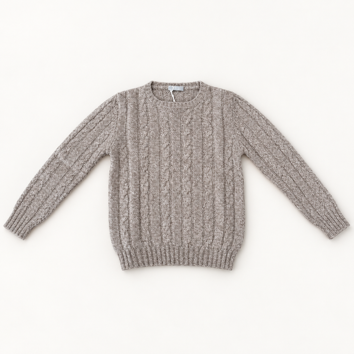 Crew Neck Wool - Sand