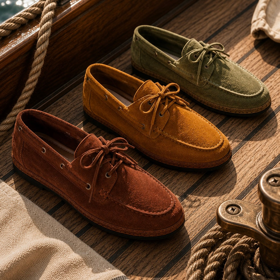 Friu-Boat Shoes Cammello